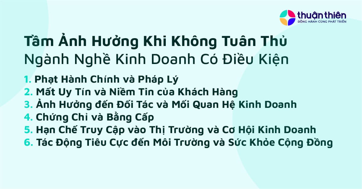 Việc không tuân thủ các quy định này có thể dẫn đến các hậu quả pháp lý, ảnh hưởng đến uy tín của doanh nghiệp