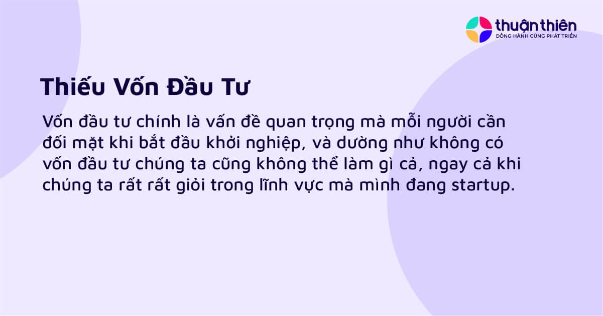 Vốn đầu tư chính là vấn đề quan trọng mà mỗi người cần đối mặt khi bắt đầu khởi nghiệp, và dường như không có vốn đầu tư chúng ta cũng không thể làm gì cả