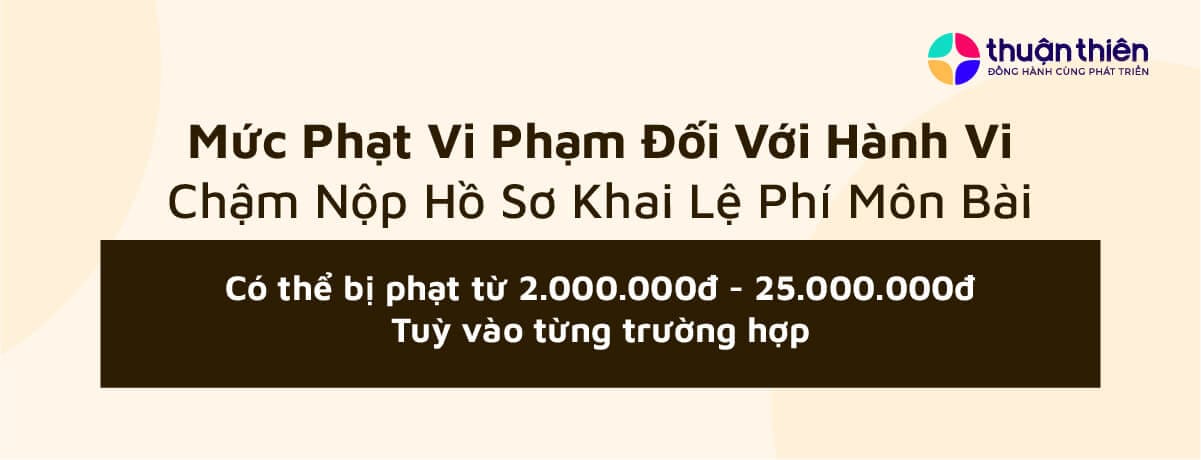 Doanh nghiệp, hộ kinh doanh c&oacute; thể bị phạt từ 2.000.000 - 25.000.000 đồng t&ugrave;y v&agrave;o mức độ nặng nhẹ nếu chậm nộp hồ sơ khai thuế.