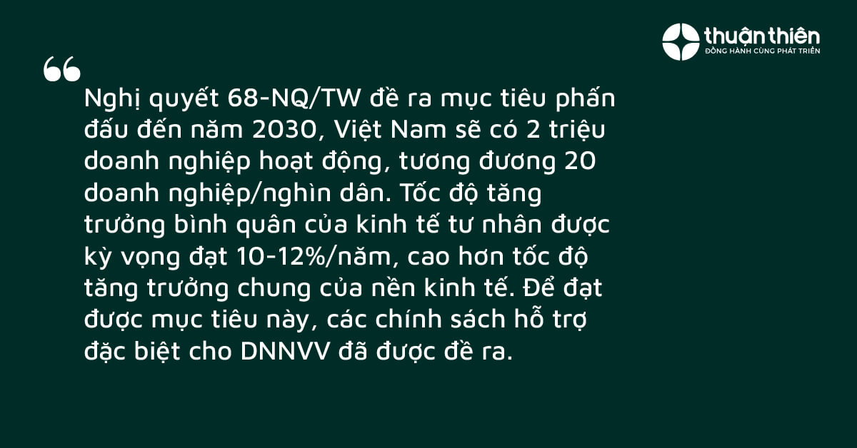 Nghị quyết đưa ra nhiều ch&iacute;nh s&aacute;ch đột ph&aacute; hỗ trợ doanh nghiệp nhỏ v&agrave; vừa (DNNVV), mở ra cơ hội v&agrave;ng cho khu vực doanh nghiệp n&agrave;y ph&aacute;t triển.