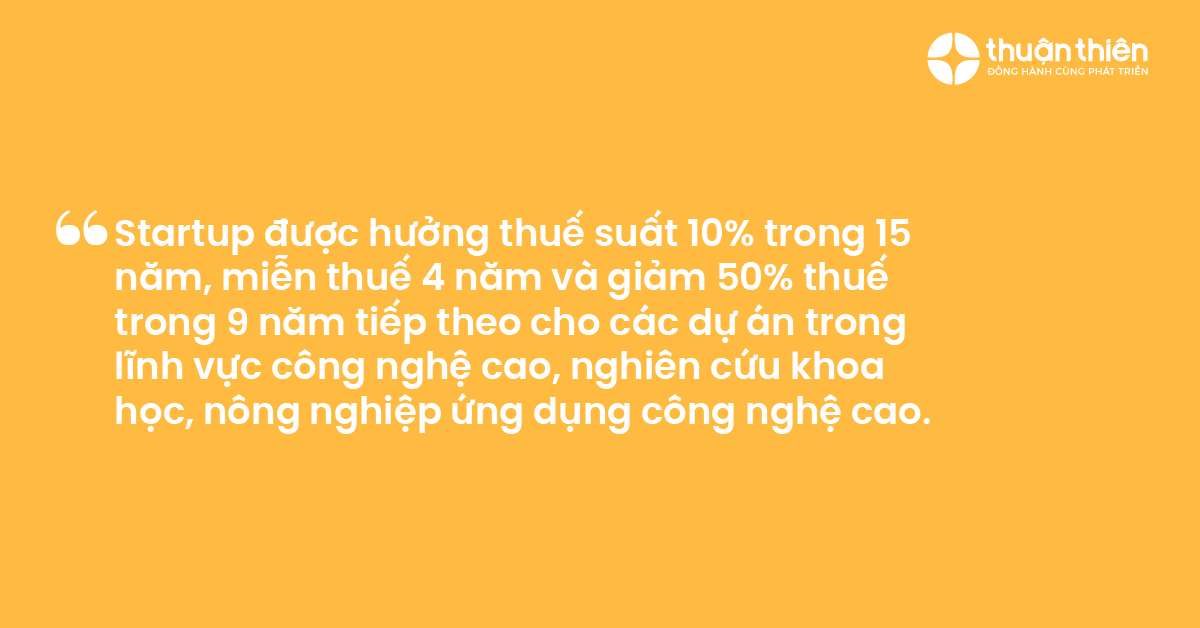 Chính sách ưu đãi thuế cho doanh nghiệp nhỏ và vừa khởi nghiệp sáng tạo mới nhất