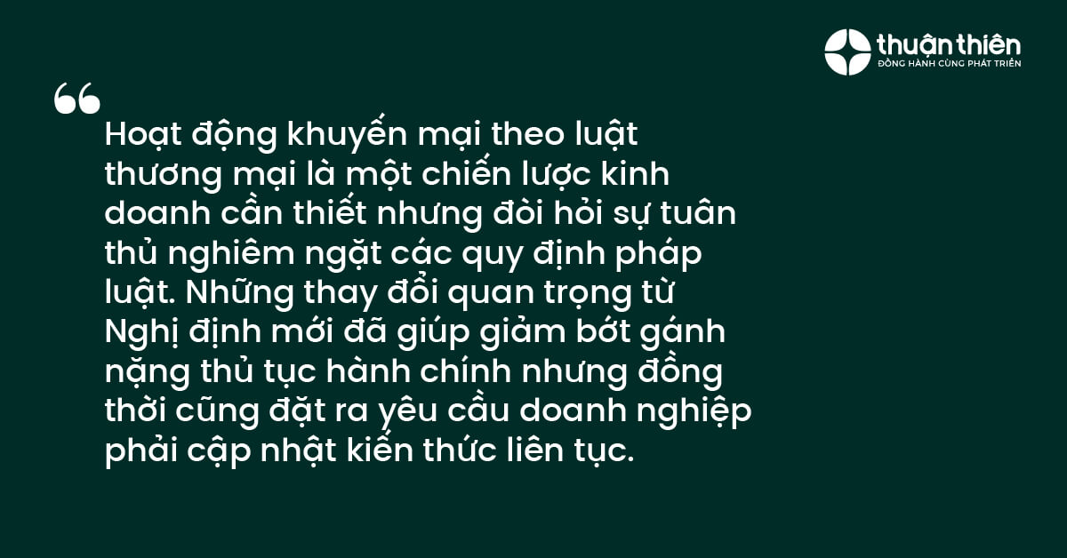 Hoạt động khuyến mại theo luật thương mại là một chiến lược kinh doanh cần thiết nhưng đòi hỏi sự tuân thủ nghiêm ngặt các quy định pháp luật.